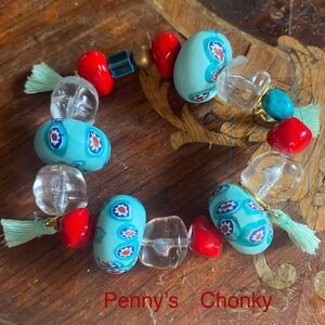 This is called “My Chonky Penny”.      Colorful Beaded Bracelet